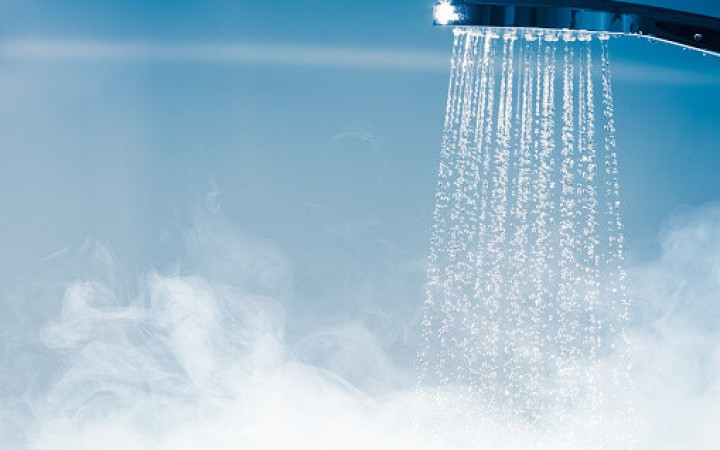 Ilustrasi air hangat untuk mandi