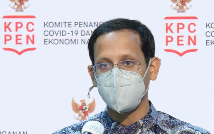 Menteri Pendidikan, Kebudayaan, Riset, dan Teknologi (Mendikbud Ristek) Nadiem Makarim