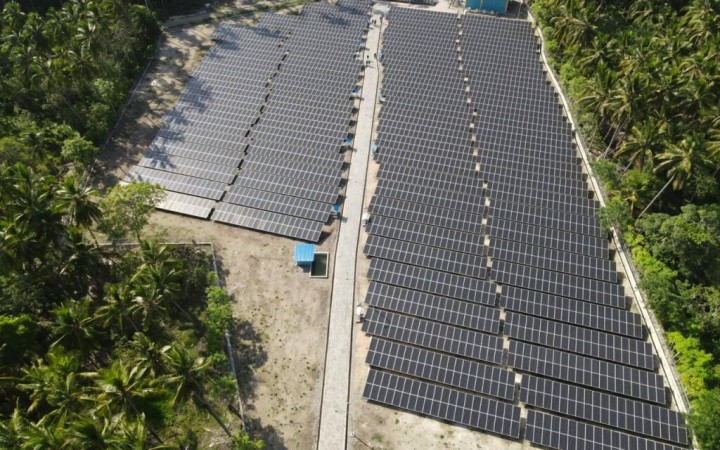 Ladang panel surya seluas 1,46 hektare di Desa Parak, Kecamatan Bontomanai, Kabupaten Selayar, Sulawesi Selatan