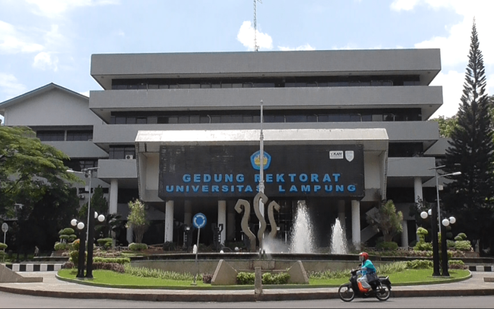 Gedung Rektorat Universitas Lampung (Unila)