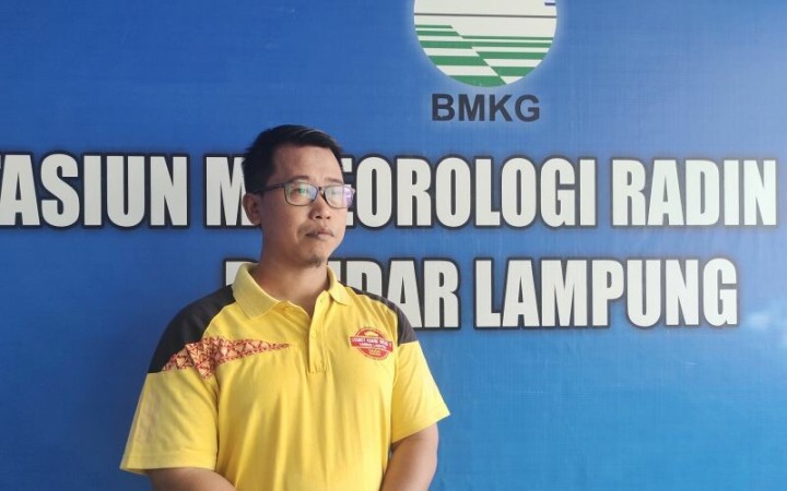Koordinator Bidang Data dan Informasi BMKG Lampung Rudi Harianto. (ant)