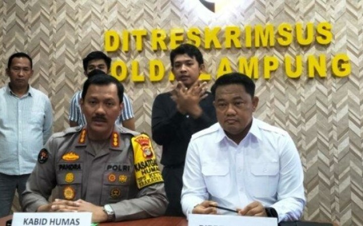 Ditreskrimsus Polda Lampung menghentikan proses penyelidikan terhadap Tiktoker Bima Yudho Saputro, Selasa (18/4/2023). (ist/tribun)