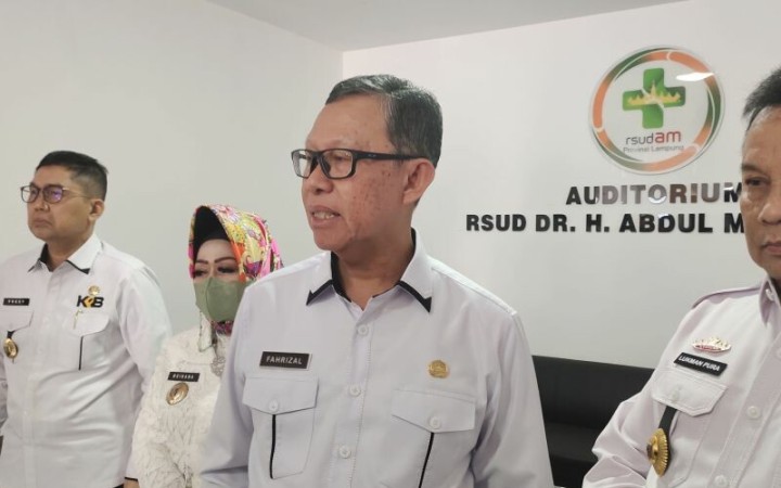 Sekretaris Daerah Provinsi Lampung Fahrizal Darminto. Bandarlampung, Kamis (19/1/2023). (ant)