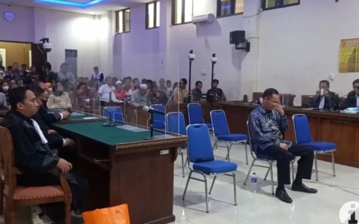 Sidang tuntutan suap rektor (nonaktif) Universitas Lampung (Unila) Karomani, dengan terdakwa Andi Desfiandi. Bandarlampung, Rabu, (4/1/2023). (ant)