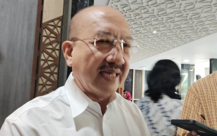 Ketua Asosiasi Eksportir Lada Indonesia (AELI) Lampung Sumita saat memberi keterangan. (ant)