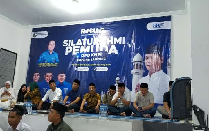 Buka puasa bersama di Sekretariat DPD KNPI Provinsi Lampung, Sabtu (8/5/2023). (ist)