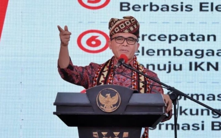 Menteri PAN-RB Abdullah Azwar Anas saat meresmikan MPP di Kabupaten Lampung Selatan. (ant)