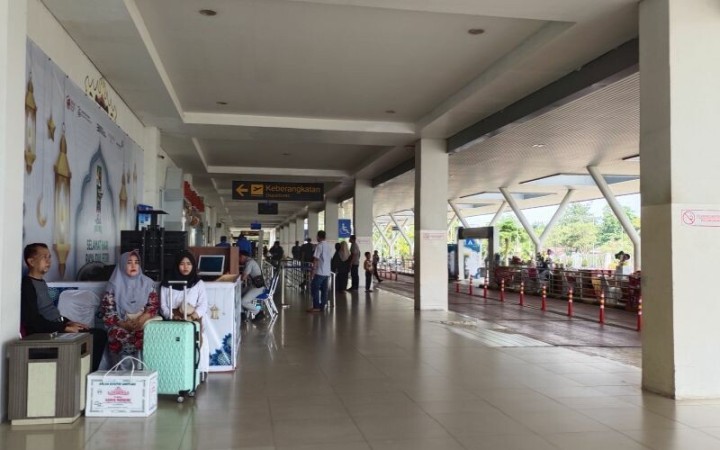 Ilustrasi- Kondisi di Bandara Radin Inten II Lampung. (ant)