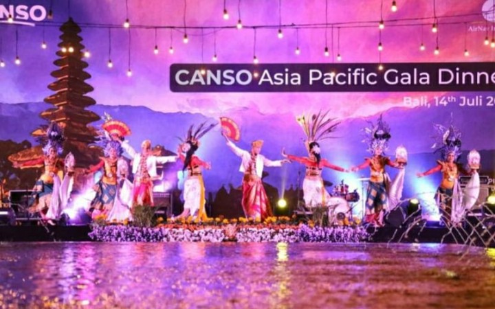 Suasana penyelenggaraan CANSO Asia Pacific Conference 2023 di Bali