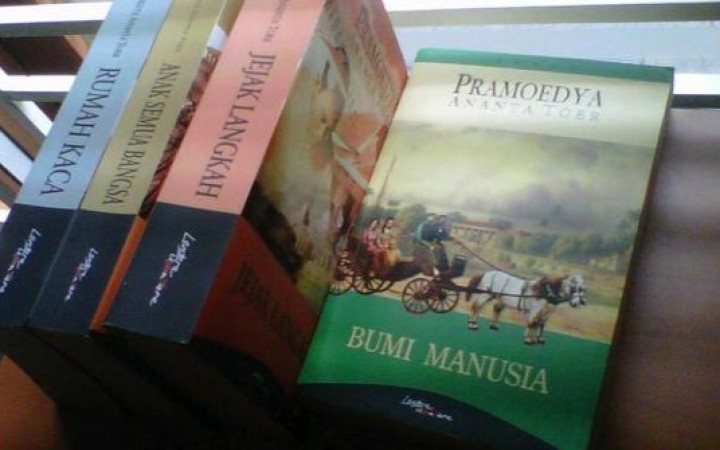 Tetralogi Pulau Buru, empat buku karya Pramoedya Ananta Toer. (KutuKata)