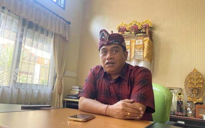 Kepala Dinkes Bali I Nyoman Gede Anom saat diwawancara di Denpasar (foto: gemabali/ antara)