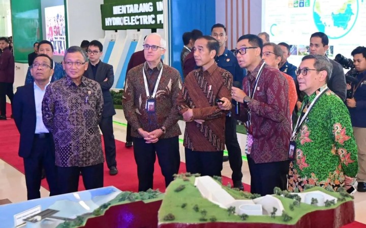 Rangkaian World Hydropower Congress 2023 di Nusa Dua, Bali pada Selasa (31/10). (foto: gemabali/ antara)