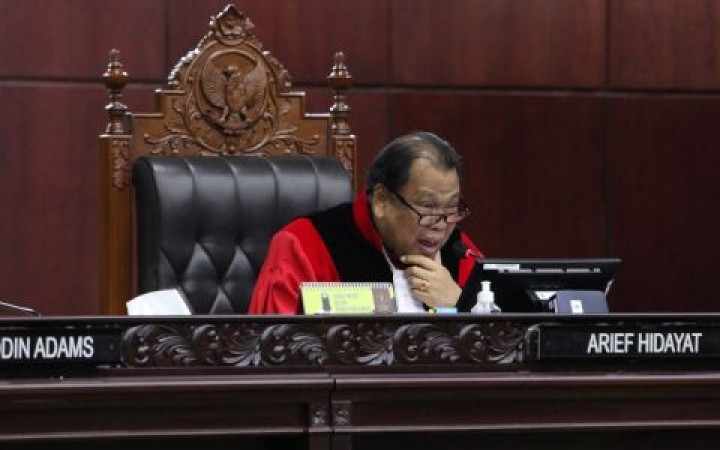 Hakim Mahkamah Konstitusi, Arief Hidayat. (gemapos/media indonesia)
