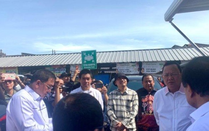 Kunjungi Lampung, Komisi IV DPR RI mengecek kesiapan bahan pangan jelang Ramadhan dan Idul Fitri 2024. (foto:beritalampung)