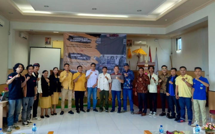 Pimpinan Daerah KMHDI Lampung melaksanakan kegiatan Rapat Kerja Daerah ke XIII dan Diskusi Publik. (foto:beritalampung)