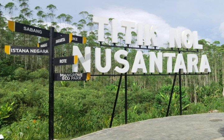 Titik Nol Nusantara berlokasi di wilayah di Kecamatan Sepaku, Kabupaten Penajam Paser Utara, Provinsi Kalimantan Timur. (istimewa)