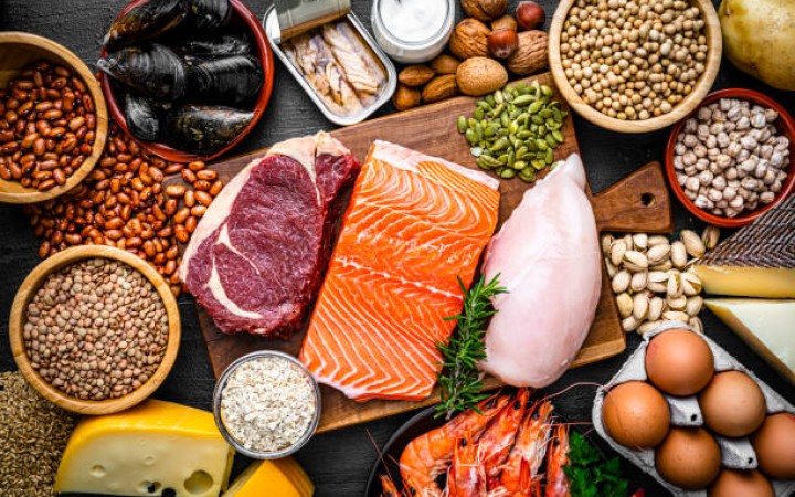 Ilustrasi- Makanan tinggi protein