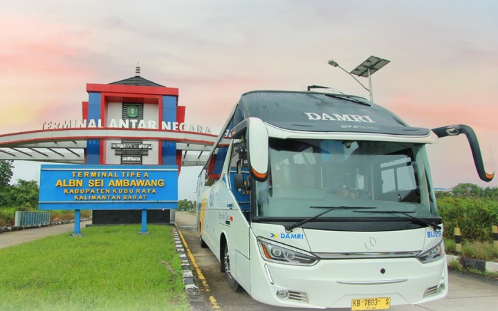 Nikmati Perjalanan Lintas Negara DAMRI, dari Pontianak ke Brunei Darussalam (foto: gemapos/fb;damri)