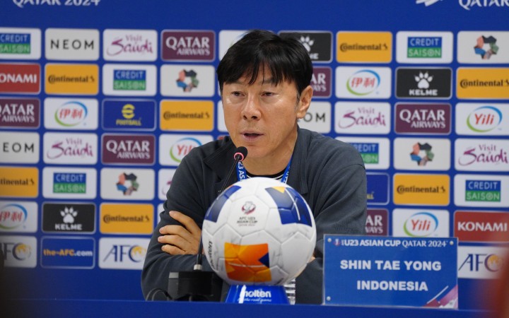 Pelatih timnas Indonesia U-23 Shin Tae-yong (STY). (gemapos/PSSI)