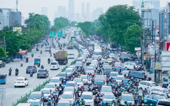 Ilustrasi- Polusi Udara di Jakarta (foto: gemapos/ istock)