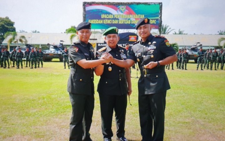 Pangdam II/Sriwijaya pimpin sertijab Danyon Kavaleri 5 dan Kakesdam II/Sriwijaya (ant)
