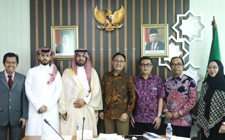 Pertemuan BPJPH dan Saudi Halal Center di Jakarta. (gemapos/kemenag)