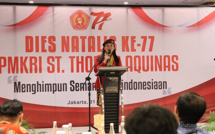 Ketua Presidium PP Perhimpunan Mahasiswa Katolik Republik Indonesia (PMKRI), Tri Natalia Urada. (foto:gemapos/dok.istimewa)