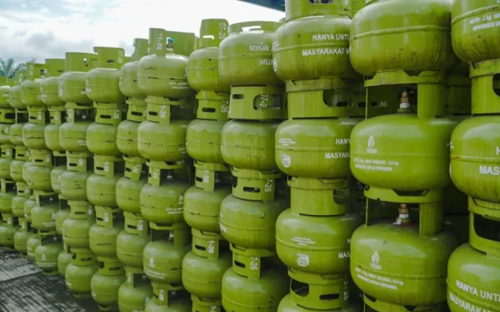 Tabung Gas LPG 3 Kilogram. (foto:gemapos/dunia energi)