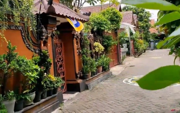 Ilustrasi-Kampung Bali Bekasi. (twitter: @kotabekasikeren)