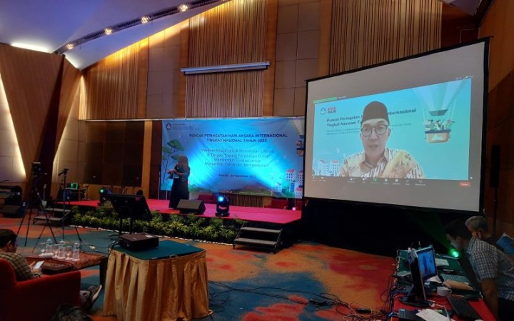 Direktur Jenderal Pendidikan Anak Usia Dini Pendidikan Dasar, dan Pendidikan Menengah Kemendikbudristek Iwan Syahril dalam peringatan HAI tingkat nasional ke-58 tahun 2023 di Jakarta, Selasa (26/9/2023). (gemapos/ant)