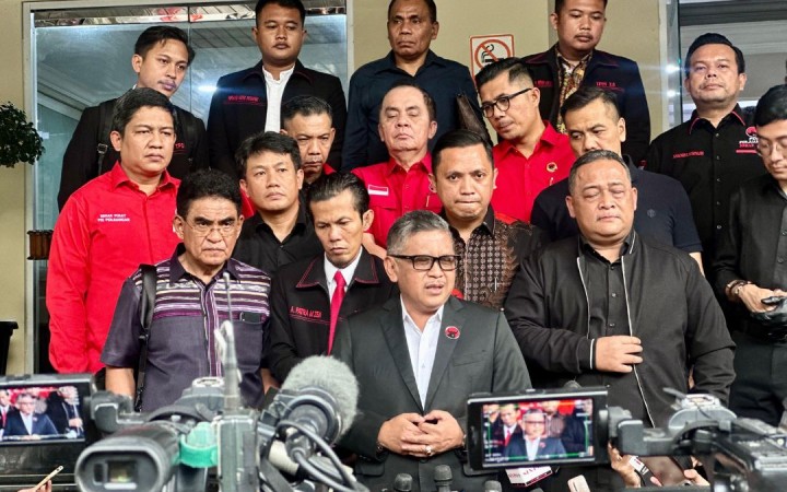 Sekjen PDIP, Hasto Kristiyanto, telah memenuhi panggilan klarifikasi oleh penyidik di Polda Metro Jaya. (foto:gemapos/gesuri.id)