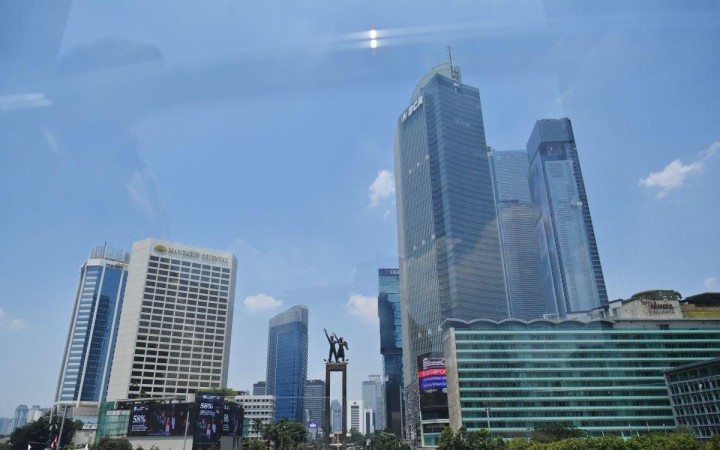 Ilustrasi - langit biru Kota Jakarta mulai terlihat,  kualitas udara di Wilayah Jakarta berangsur membaik. (gemapos/Antara)