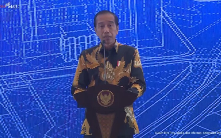 Tangkapan Layar - Presiden Joko Widodo dalam acara Musyawarah Perencanaan Pembangunan Nasional di Balai Sidang Jakarta Convention Center, Jakarta, Senin (6/5/2024). (gemapos/Youtube Sekretariat Presiden)