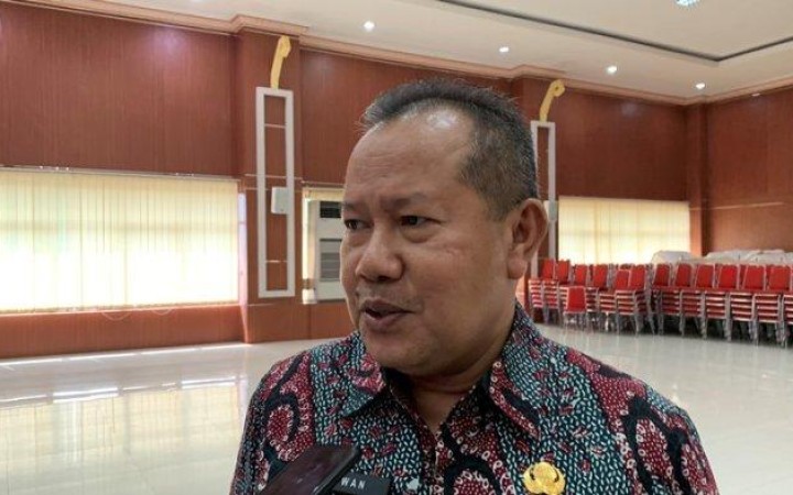 Sekda Kota Bandar Lampung Iwan Gunawan turut Tanggapi polemik superblok. (foto:beritalampung)