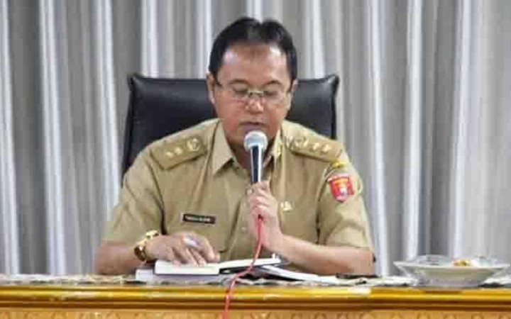 Pj Bupati Lampung Barat Nukman kembali mengingatkan para ASN di lingkungannya tetap menjaga sikap netral pada gelaran Pemilu 2024. (foto:beritalampung)