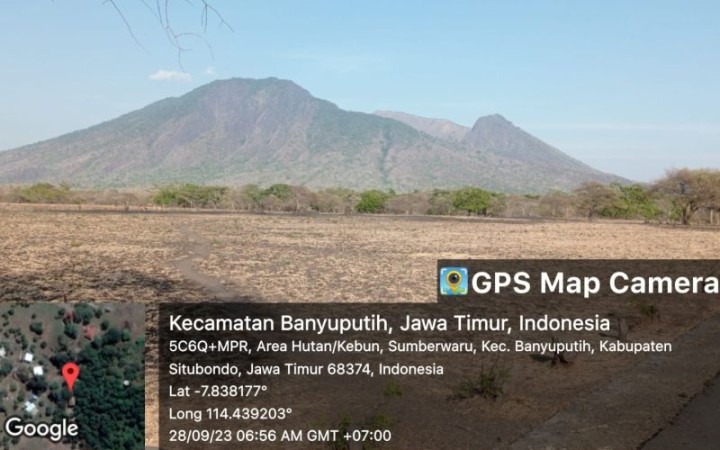Terpantau sudah tidak tampak asap karhutla di Gunung Baluran kawasan wisata alam Taman Nasional Baluran Situbondo, Jawa Timur. Kamis (28/9/2023). (gemapos/ant/Taman Nasional Baluran)