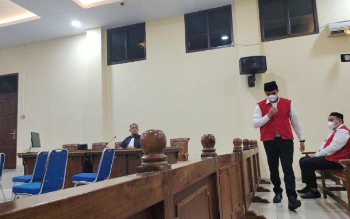 Eks Kasatnarkoba Polres Lampung Selatan AKP Andri Gustami, dinyatakan terbukti bersalah. (foto:beritalampung)