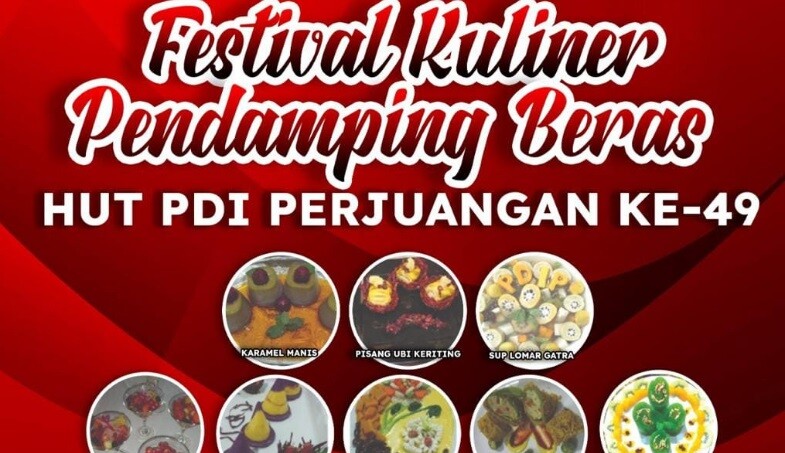 Poster Ferstival Kuliner PDI Perjuangan