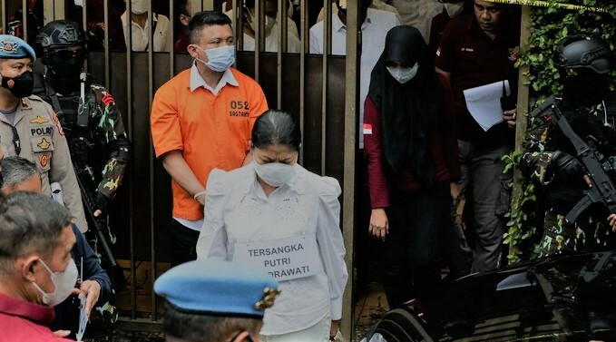 Tersangka kasus pembunuhan berencana Nofriansyah Yosua Hutabarat atau Brigadir J, Putri Candrawathi