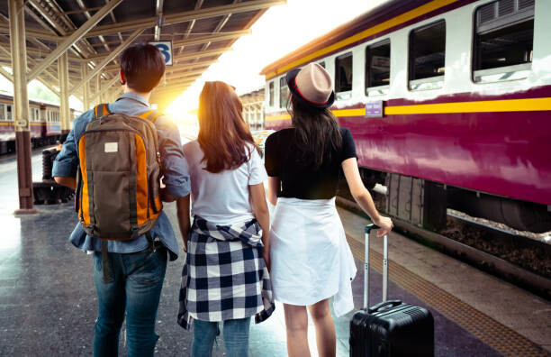Ilustasi: Perjalanan penumpang kereta api