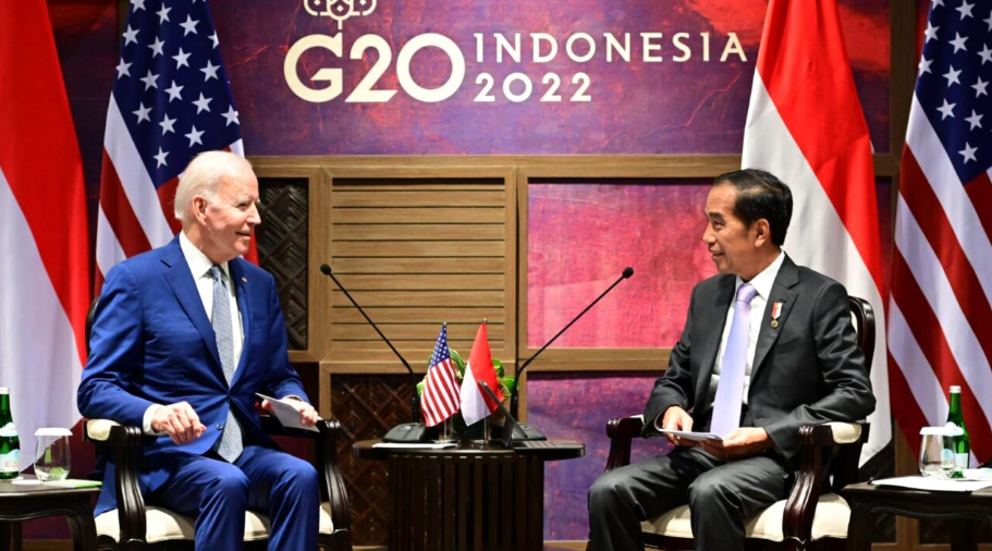 Presiden Joko Widodo melakukan pertemuan dengan Presiden Amerika Serikat Joe Biden di The Apurva Kempinski Bali, Senin, 14 November 2022. (ist)