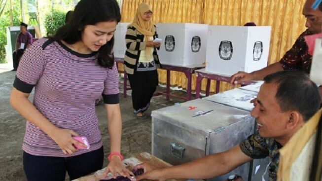 Ilustrasi-penyelenggaraan pemilihan di TPS saat pemilihan umum. (ist)