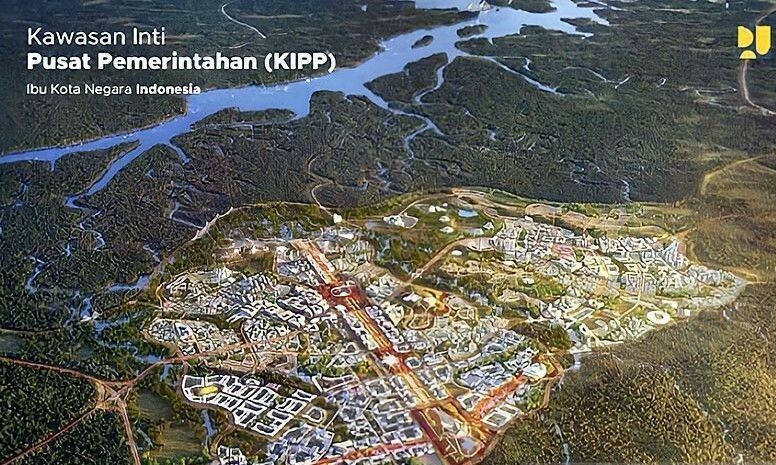 Arsip foto - Desain Kawasan Inti Pusat Pemerintahan IKN Nusantara. (ant)