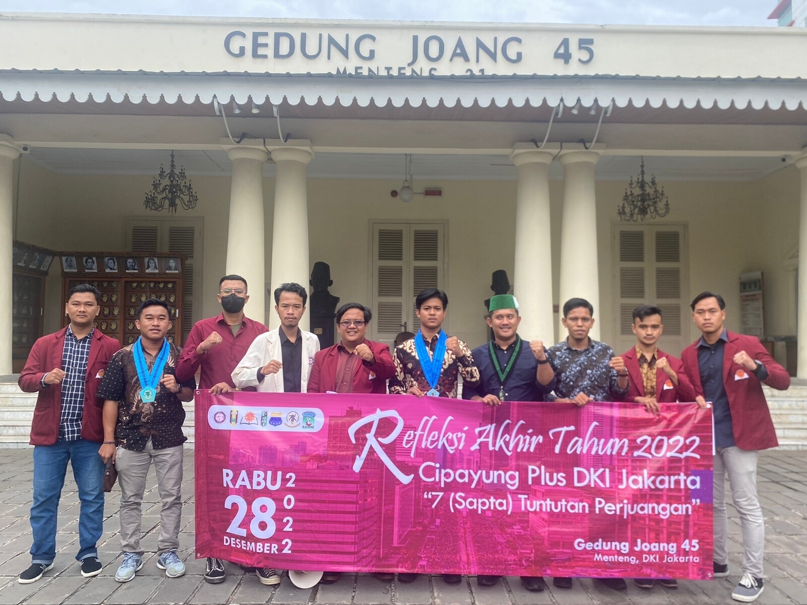 Refleksi Akhir Tahun Cipayung Plus DKI Jakarta mengeluarkan 7 tuntutan kepada pemerintah, Rabu (28/12/2022). (ist)