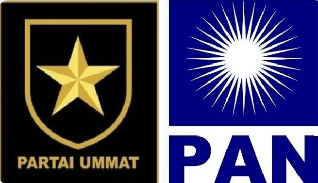 Logo Partai Ummat dan PAN. (ist)