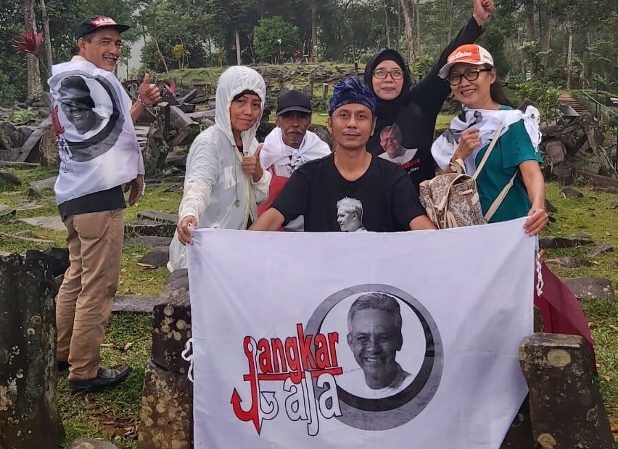 doc. Jangkar Baja di situs Gunung Padang, Cianjur. (ist)